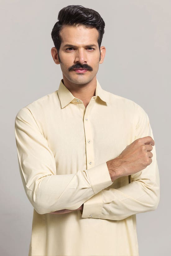 Cream Gul Comfort Unstitched Fabric