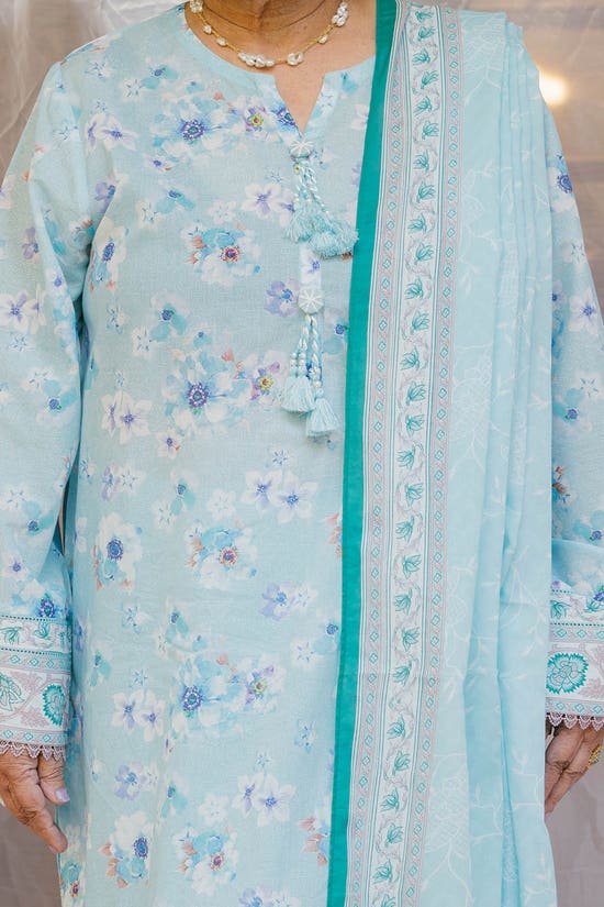 3 Piece Unstitched Printed Lawn Suit CL-52128 B
