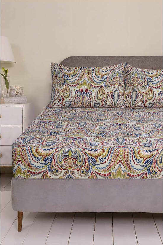 Paisley Jersey Fitted Sheet