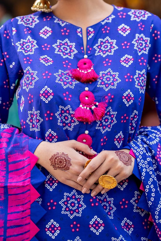 3 Piece Unstitched Printed Lawn Suit CL-52445 B