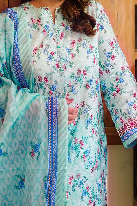 3 Piece Unstitched Printed Lawn Suit CL-52126 A