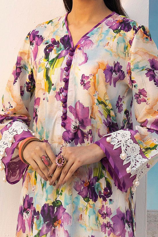 2 Piece Unstitched Printed Lawn Suit TL-52125