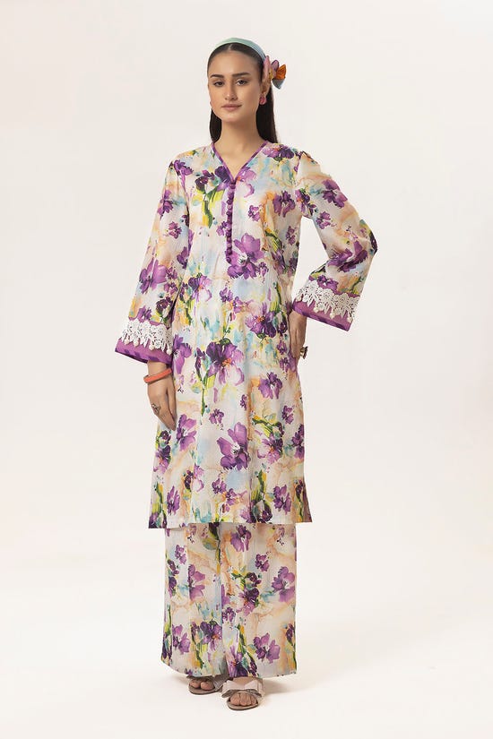 2 Piece Unstitched Printed Lawn Suit TL-52125