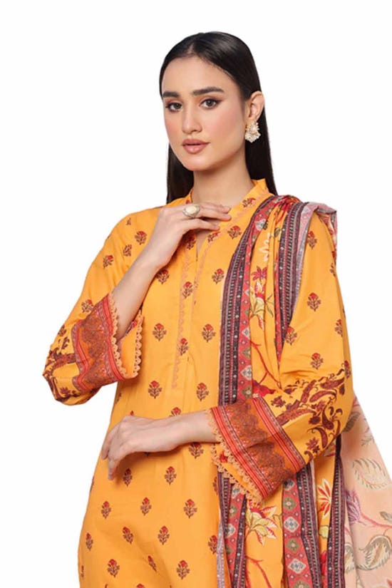 3 Piece Unstitched Printed Lawn Suit CLP-42145